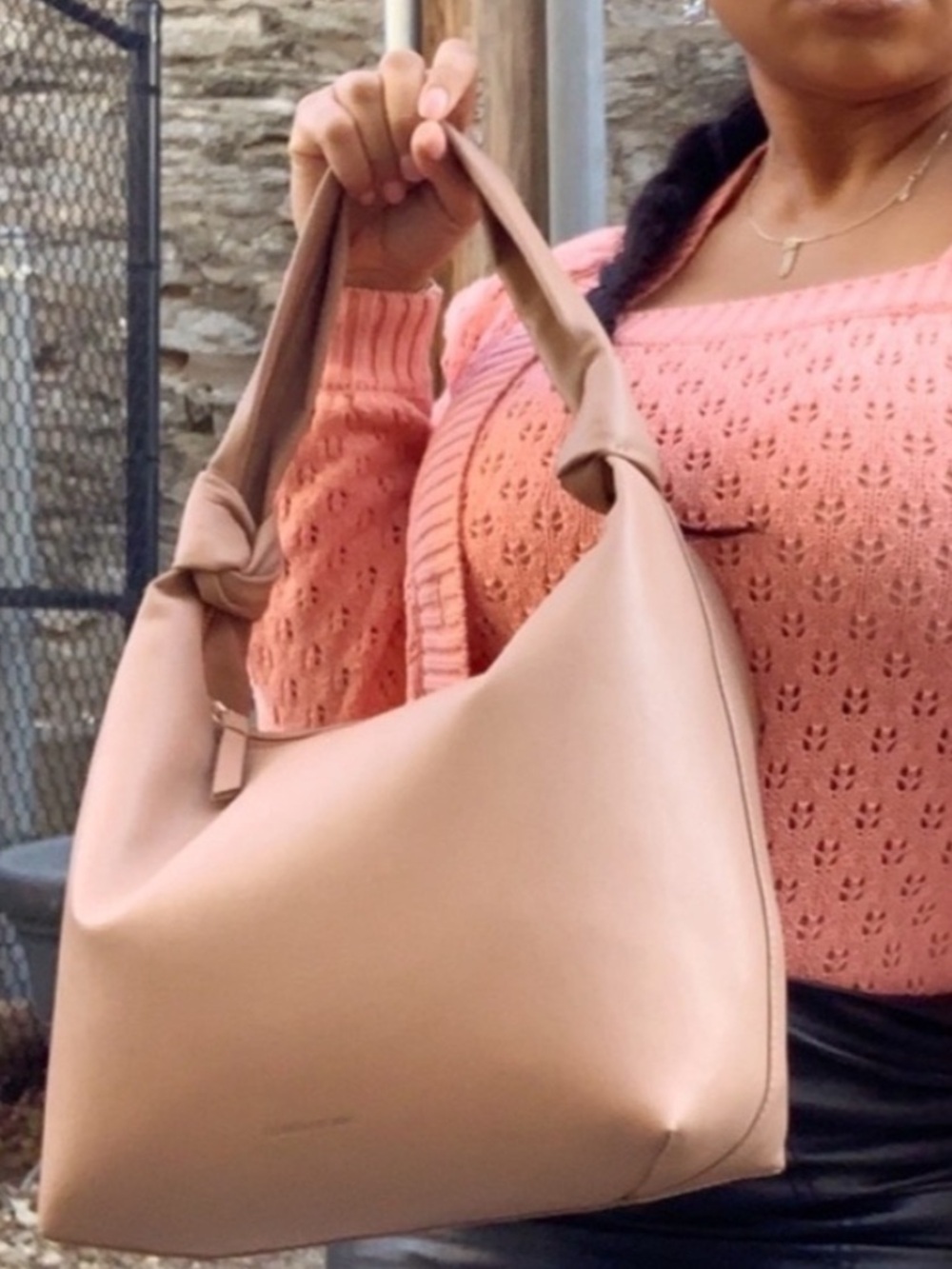 Elizabeth And James Knotted Shoulder Bag - Picture 8 of 8